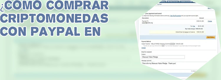 Comprar criptomonedas con paypal